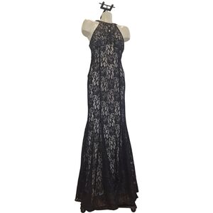 R&M Richards Black Lace Dress